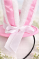 Preview: Haarreif Mini-Zylinder mit Hasenohren für Erwachsene Hase Häschen Ostern