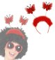 Preview: Haarreif mit Käfern, Wackelkäfer, Federn, Mottoparty, Karneval