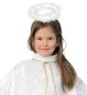 Preview: Engels-Set 2-tlg. Heiligenschein + Engelsflügel klein (39cm) Weihnachten, Mottoparty, Karneval
