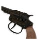 Preview: Spielzeugrevolver Sheriff Revolver Spielzeugpistole 100 Schuss, Zündplättchen Colt mit Kurzlauf, Cowboy, Ranger, Wilder Westen