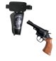 Preview: Zubehör Set für Cowboys Pistole u. Holster mit Cowboydesign für Kinder