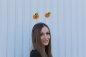 Preview: Halloween Happy Wabbles Haarreif, Kürbis, Haarreif, Karneval