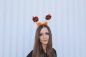 Preview: Halloween Happy Wabbles Haarreif, Kürbis, Geist, Haarreif, Karneval