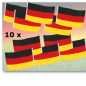 Preview: Flagge Deutschland Fahne, mit Metallösen, ca. 60 x 90 cm, versch. Ausführungen, Fanartikel