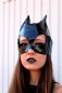 Preview: Maske, "Katzenlady", für Erwachsene, Latexmaske, Katzenmaske, Halloween, Karneval, Mottoparty