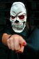 Preview: Halloween Halbmaske Schädel, Halloween, Karneval, Mottoparty, Horror, Grusel