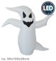 Preview: Aufblasbarer Halloween Geist mit LED – 90 cm | Leuchtende Dekofigur für Innen & Außen | Weiß mit Gruselgesicht