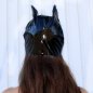 Preview: Maske, "Katzenlady", für Erwachsene, Latexmaske, Katzenmaske, Halloween, Karneval, Mottoparty