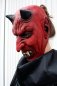 Preview: Teufelsmaske, Latex, 3/4 Maske, Halloween, Karneval, Mottoparty, Horror