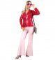 Preview: Blazer rot Glitzer Jackett mit Pailletten