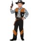 Preview: Kostüm Set Kinder Sheriff 5tlg. Weste Hose Hut Coltgürtel Pistole