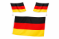 Preview: Fan Set, 3-tlg. Deutschland, EM, WM, Fußballparty, Germany, Fanartikel