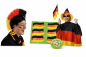 Preview: Fan Set, 3-tlg. Deutschland, EM, WM, Fußballparty, Germany, Fanartikel