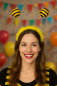Preview: Bienen-Wabbles-Haarreif, Karneval, Biene, Mottoparty
