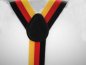 Preview: Hosenträger "FAN", Deutschland, Germany, Fußball, WM, EM, schwarz-rot-gold