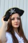 Preview: Piratenhut mit Skull Seeräuber Capitan für Theater, Rollenspiele u. vieles mehr