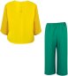 Preview: Kostüm Outfit Kobold-Kinderkostüm - 2-teiliges Set gelb grün Rundhalsausschnitt und Gummizug