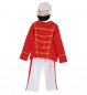 Preview: Nussknacker Kostüm 128 - 152 Soldat Offizier Weihnacht Märchen Heilig Abend Feiertage Rot Weiß Gold Mäusekönig Fasching