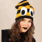 Preview: Mütze Biene Hummel Onesize Fleecemütze Accessoire Kostüm-Zubehör