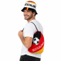 Preview: Deutschland Fan-Set mit Fischerhut & Turnbeutel – Schwarz Rot Gold Fanartikel für EM, WM, Stadion & Public Viewing