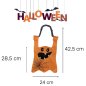 Preview: Halloween Süßigkeitentasche - Gruselige Geister Design, Tragetasche, Bonbontüte, Sammelbeutel