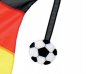 Preview: Fan-Set Windfahne 2 Stück, Gartendekoration, Partydekoration, Windspiel Deutschland-Flagge