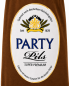 Preview: Detailansicht des vorderen Party Pils Etiketts am Bierflaschen Kostüm