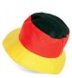 Preview: Deutschland Fan-Hut Schwarz-Rot-Gold Größe 58 cm