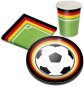 Preview: Deutschland Party-Paket mit Tellern, Bechern und Servietten im Fußball-Design