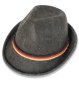 Preview: Deutschland Trilby Hut mit Schwarz-Rot-Gold Band für Fußballfans