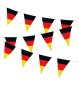 Preview: Deutschland Wimpelgirlande 6 Meter in Schwarz-Rot-Gold für Fußball Fans