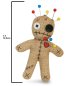 Preview: Voodoo-Puppe, Anstecker – Dekoratives Accessoire | ca. 12,5 cm Mystik