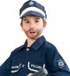 Preview: Detailansicht der Polizeimütze mit Abzeichen vom Kinderkostüm Polizist Petersen