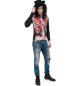 Preview: Zombie Longsleeve für Herren kombiniert als gruseliges Halloween-Outfit