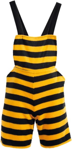 Kostüm Set Hummel Biene Latzhose und Turnbeutel Hummelkostüm Bienenkostüm Damenkostüm