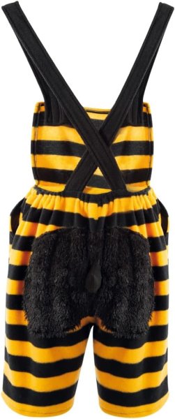 Kostüm Set Hummel Biene Latzhose und Turnbeutel Hummelkostüm Bienenkostüm Damenkostüm