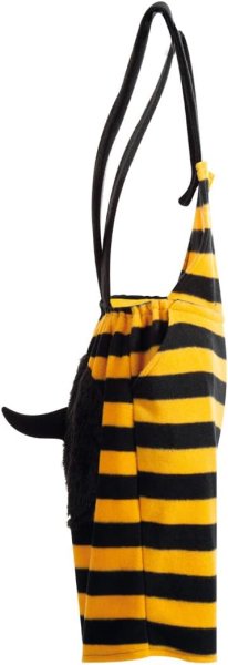 Kostüm Set Hummel Biene Latzhose und Turnbeutel Hummelkostüm Bienenkostüm Damenkostüm