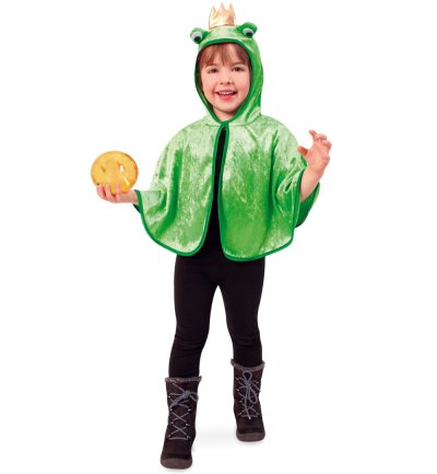 Kinderkostüm "Cape Froschkönig" Karneval, Fasching, Mottoparty Gr. 104