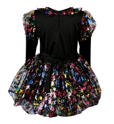 Funkelhexe 2-tlg. Hexenkostüm Hexenkleid und Hexenhut Halloween Tüllrock