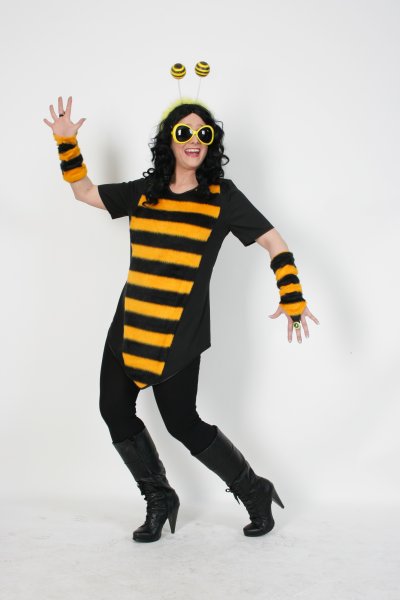 Bienen-Brille, gelb, Sonnenbrille