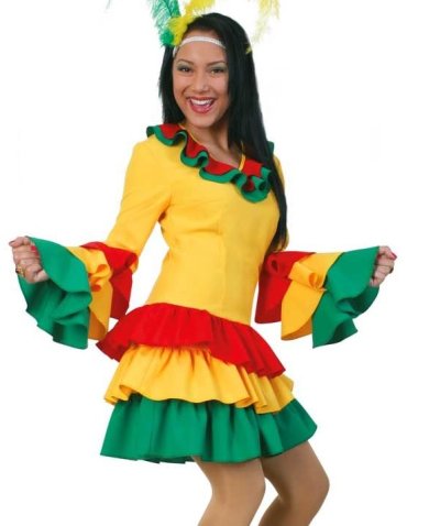 Damenkostüm "Ria Brazil" Karneval Rio de Janeiro Fasching Samba Gr 38 - 46