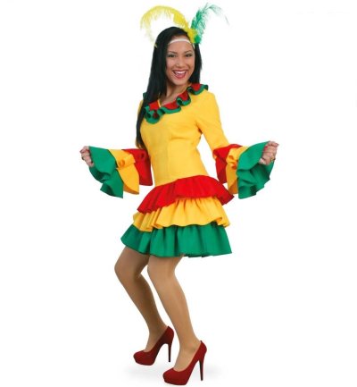 Damenkostüm "Ria Brazil" Karneval Rio de Janeiro Fasching Samba Gr 38 - 46