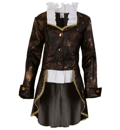 Damenkostüm "Leonore" Jacke Pirat Steampunk LARP Mittelalter Karneval Fasching Halloween Gr 36 - 42