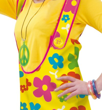 Karnevalskostüm, " Flower - Hose", für Erwachsene, Flower Power, ideal für Karneval, Fasching oder eine Mottoparty