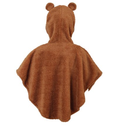 Kinder Bärenkostüm Poncho mit Kapuze – Tierkostüm für Fasching & Karneval – Größe 98 & 104/116