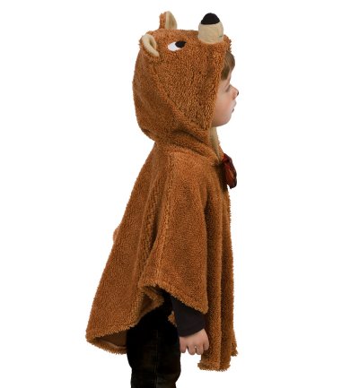 Kinder Bärenkostüm Poncho mit Kapuze – Tierkostüm für Fasching & Karneval – Größe 98 & 104/116