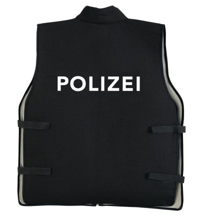 Kinderkostüm "Polizeieinsatzweste" Spielweste Polizei Polizist Police Carabinieri Gendarmerie Gr 128 - 152