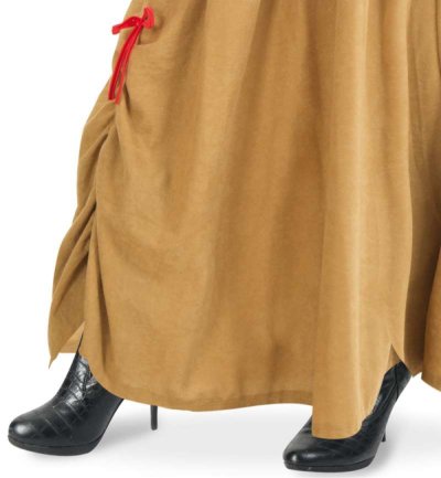 Damenkostüm Piratin Kleid mit Gürtel Seeräuber Freibeuter