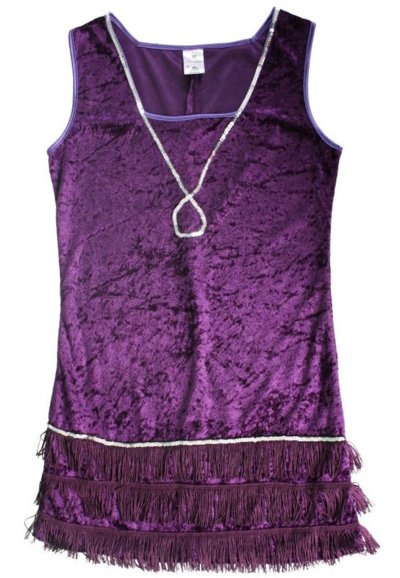 Charleston-Kleid Damen-Kostüm elegante Lady 20er- Jahre