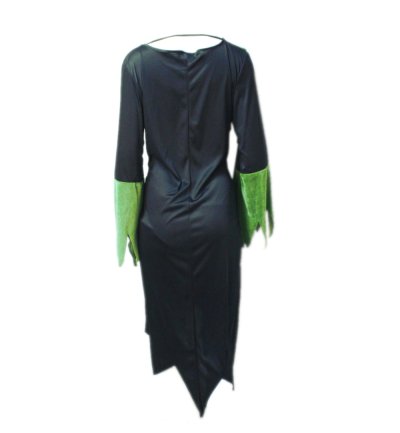 Hexenkleid lang in schwarz, Damenkostüm, Zauberwald, Märchenwelt, Magierin